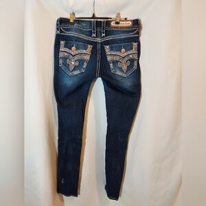 Rock Revival Dark Blue Skinny Jeans